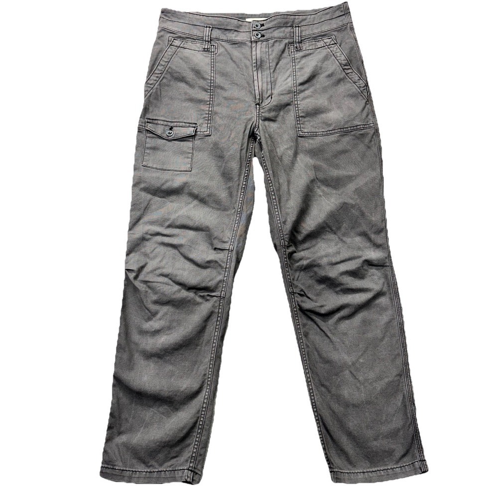 Anthropologie Pants The Wanderer Womens 32x30 Gray Canvas Stretch Workwear
